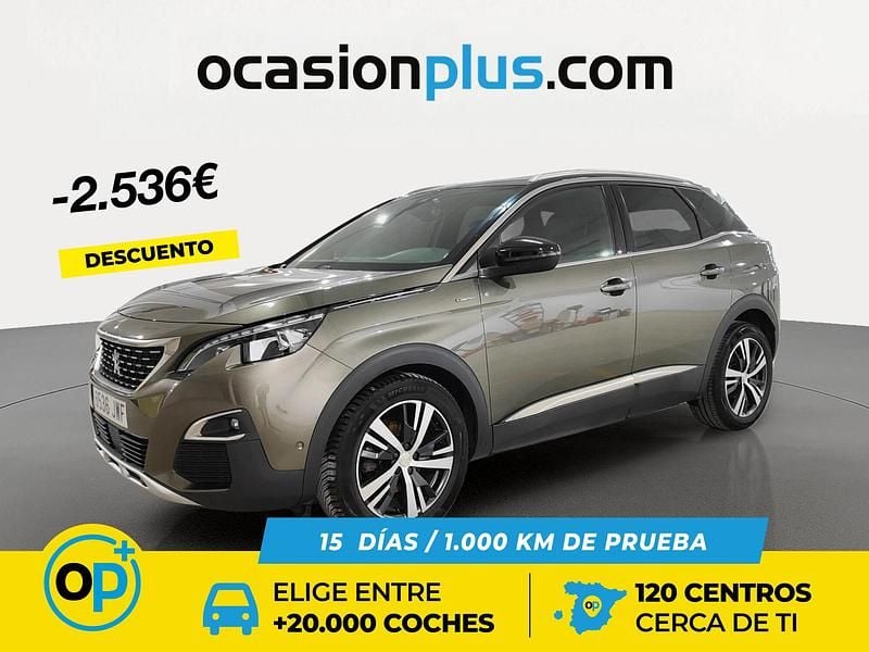 Usado Peugeot 3008 GT-line 150 CV (110 kW) 2017 Gris SUV