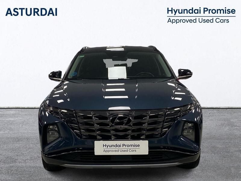 Usado Hyundai Tucson 150 CV (110 kW) 2021 Dark teal / phantom black (metalizado) SUV