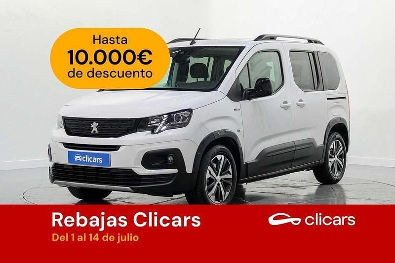 Blanco Usado 2020 Peugeot Rifter GT-line Monovolumen | 17.290 € (Precio justo) - Imagen 1/4