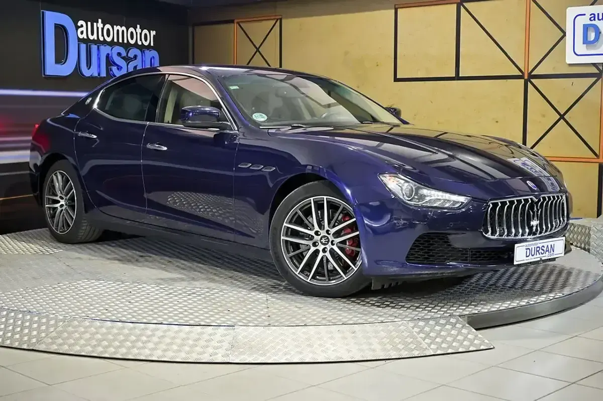 Usado Maserati Ghibli 415 CV (305 kW) 2014 Azul Coupe