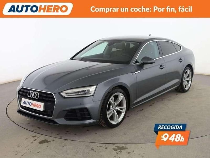 Usado Audi A5 150 CV (110 kW) 2017 Gris Coupe