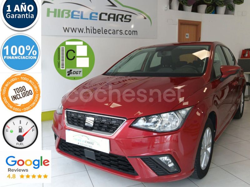 Rojo Usado 2018 Seat Ibiza Style Berlina | 9900 € (Precio justo) - Imagen 1/4