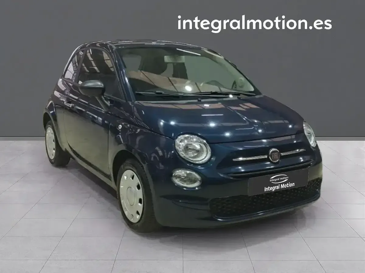 Usado Fiat 500 69 CV (50 kW) 2022 Azul Berlina