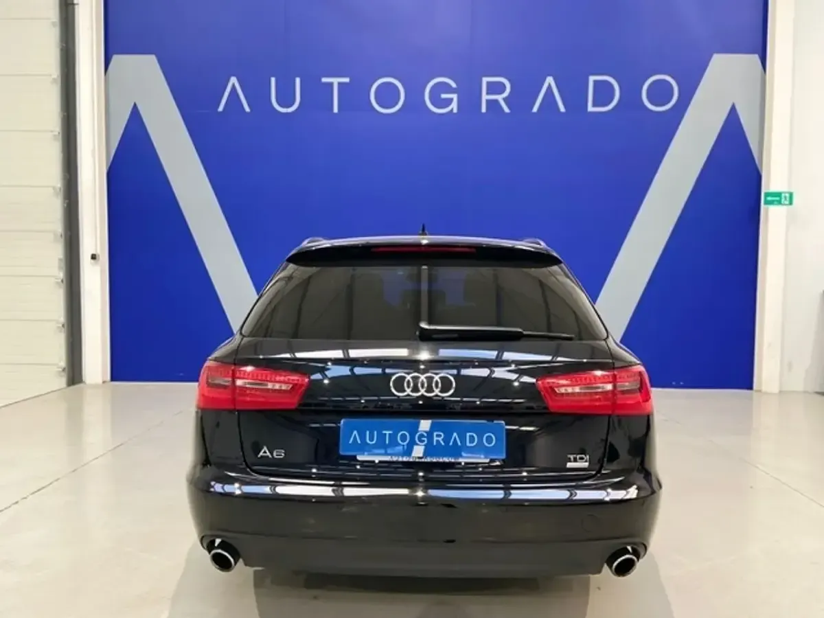 Usado Audi A6 S-Line 190 CV (139 kW) 2014 Negro Familiar