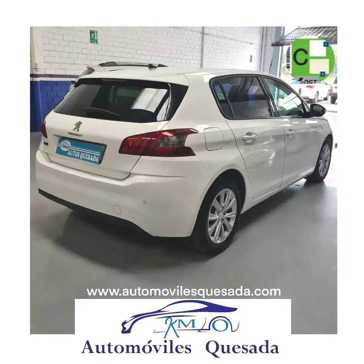 Usado Peugeot 308 Style 100 CV (73 kW) 2019 Blanco Utilitario