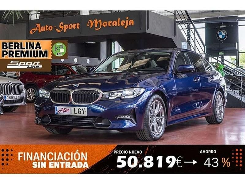 Usado BMW 318 Shadowline 150 CV (110 kW) 2020 Azul Berlina