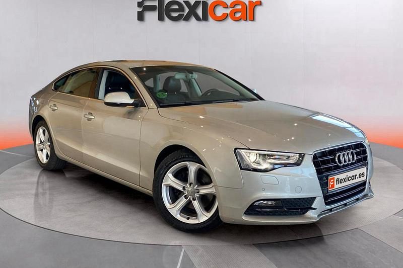 Gris Usado 2016 Audi A5 Sportback S-Line Berlina | 17.990 € (Precio justo) - Imagen 1/4