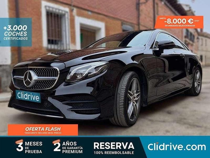 Negro Usado 2021 Mercedes E220 Coupe | 35.990 € (Precio justo) - Imagen 1/3