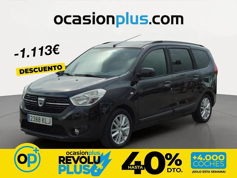 Usado Dacia Lodgy Lauréate 90 CV (66 kW) 2018 Negro Monovolumen