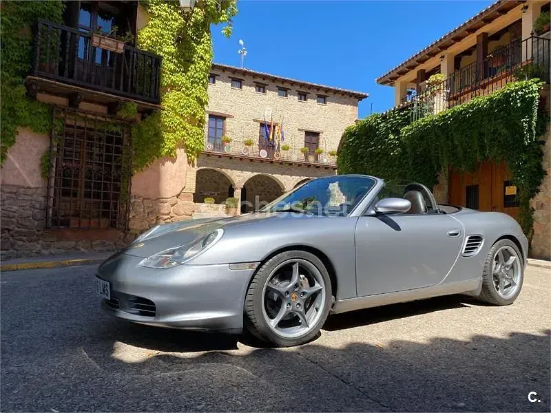 Usado Porsche Boxster S 266 CV (195 kW) 2004 Gris / plata Descapotable