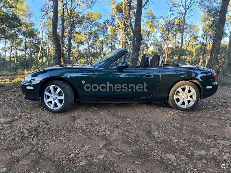 Usado Mazda MX5 110 CV (80 kW) 2003 Verde Descapotable