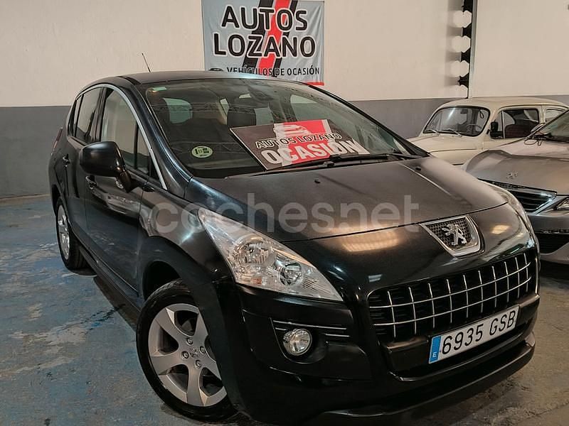 Usado Peugeot 3008 110 CV (80 kW) 2010 Negro Berlina