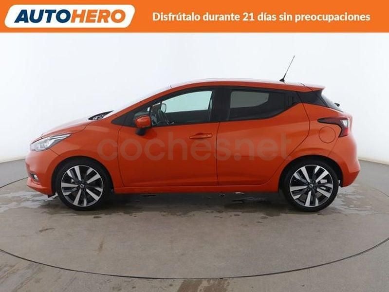 Usado Nissan Micra Tekna 100 CV (73 kW) 2020 Naranja Berlina