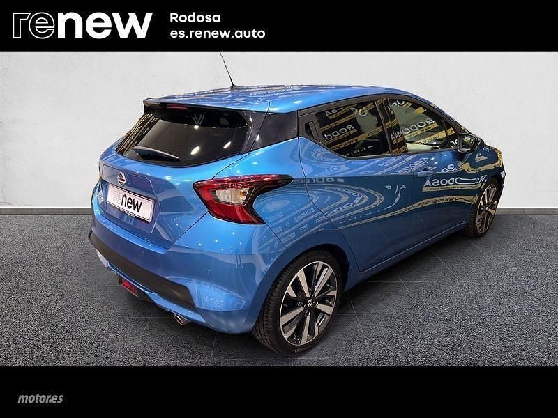 Usado Nissan Micra Tekna 117 CV (86 kW) 2020 Azul Berlina