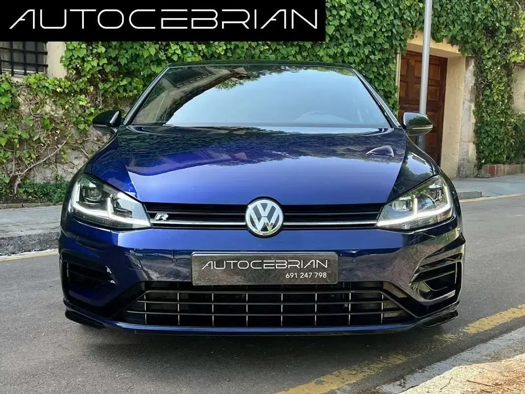 Usado VW Golf VII R 310 CV (228 kW) 2018 Azul Utilitario
