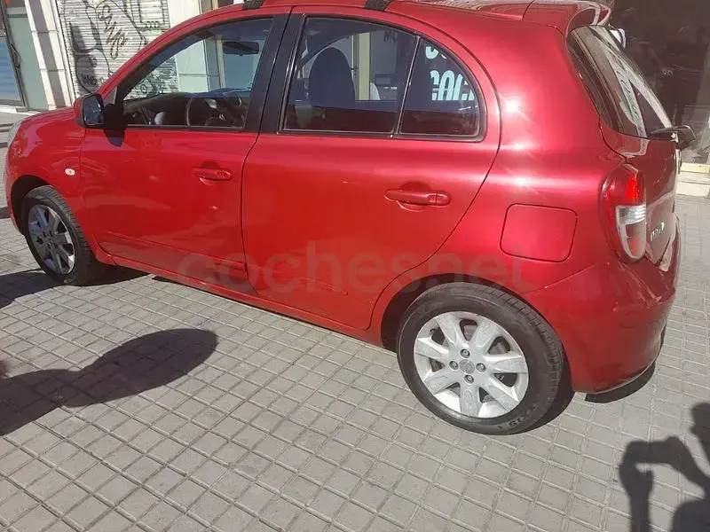 Używany Nissan Micra Acenta 80 KM (58 kW) 2011 Czerwony Hatchback