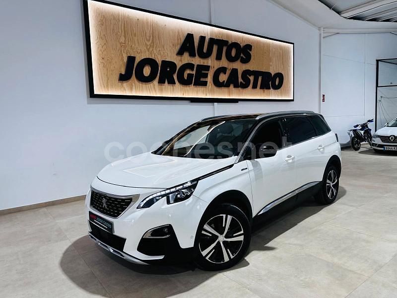 Blanco Usado 2020 Peugeot 5008 Active Monovolumen | 18.800 € (Un poco caro) - Imagen 1/4