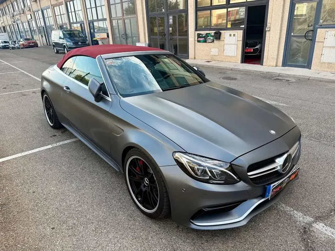 Usado Mercedes C63 AMG AMG 510 CV (375 kW) 2017 Gris Descapotable