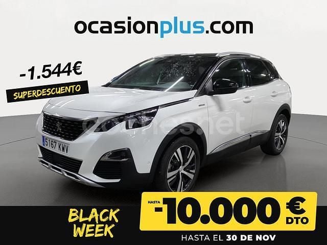 Blanco Usado 2019 Peugeot 3008 GT-line SUV | 16.990 € (Precio justo) - Imagen 1/4
