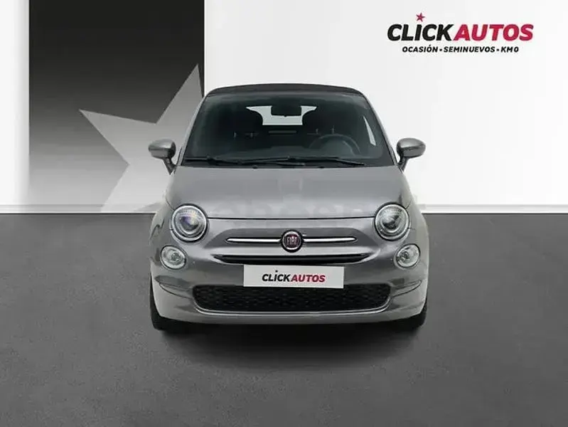 Usado Fiat 500C Club 70 CV (51 kW) 2023 Gris / plata Descapotable