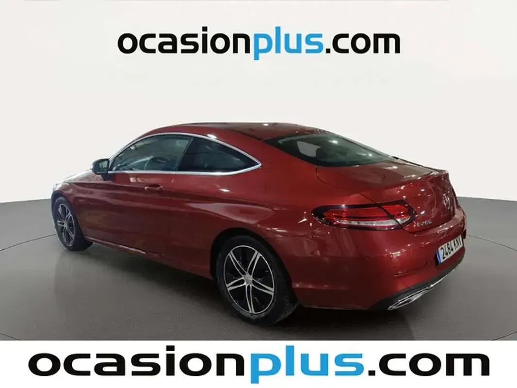 Usado Mercedes C200 184 CV (135 kW) 2018 Rojo Coupe