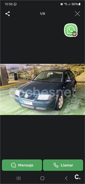 Verde Usado 2002 VW Bora Trendline Berlina | 3000 € - Imagen 1/4
