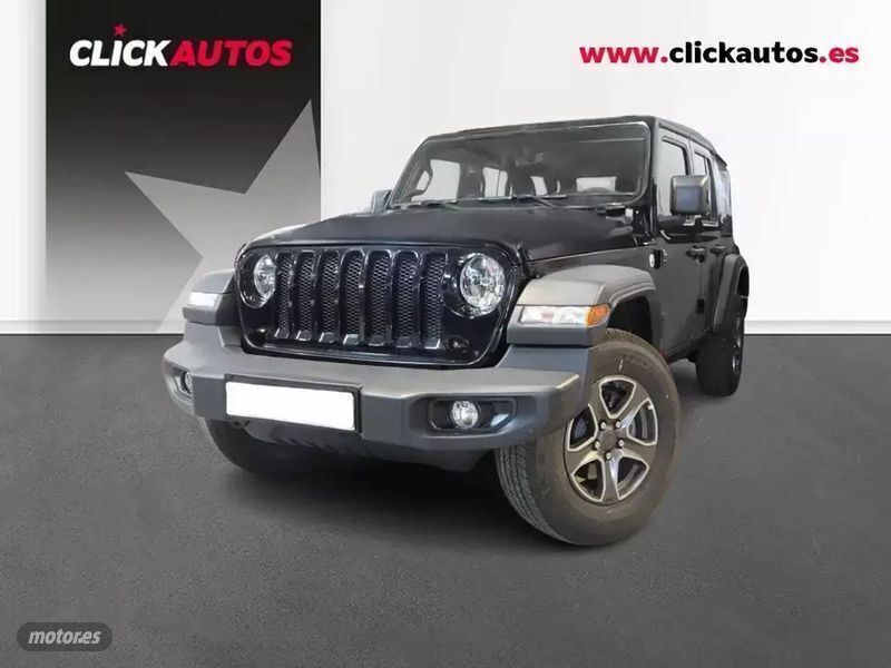 Negro Usado 2019 Jeep Wrangler Sport SUV | 46.400 € (Precio justo) - Imagen 1/4