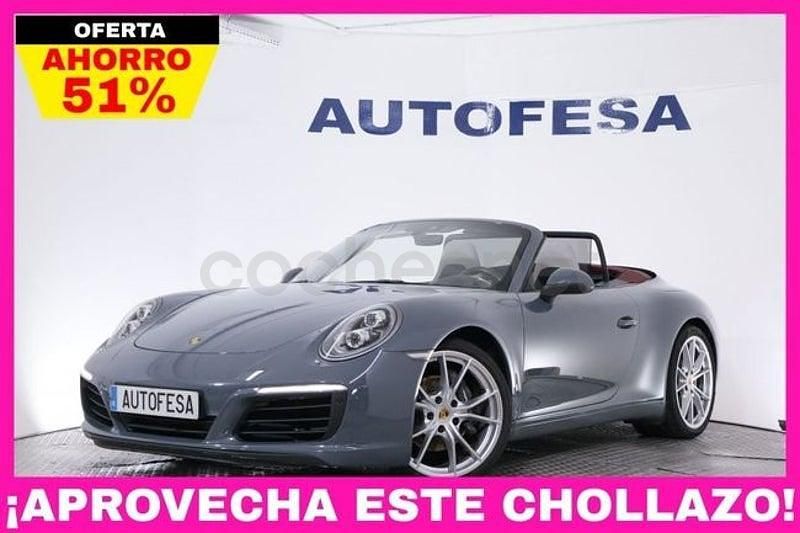 Usado Porsche 911 Carrera Cabriolet 370 CV (272 kW) 2017 Azul Descapotable