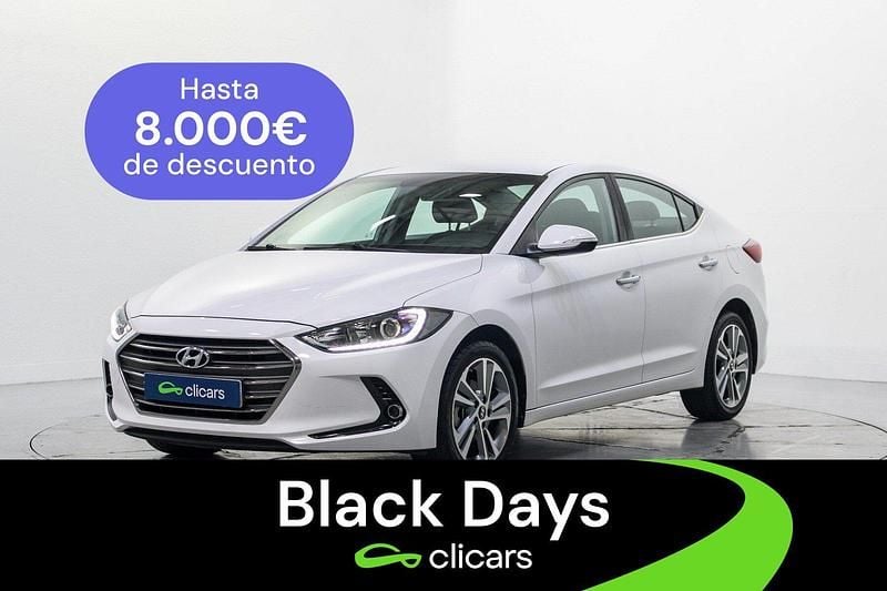 Blanco Usado 2017 Hyundai Elantra Berlina | 12.590 € (Precio justo) - Imagen 1/4