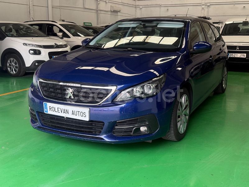 Azul Usado 2020 Peugeot 308 Active Familiar | 11.400 € (Precio justo) - Imagen 1/4