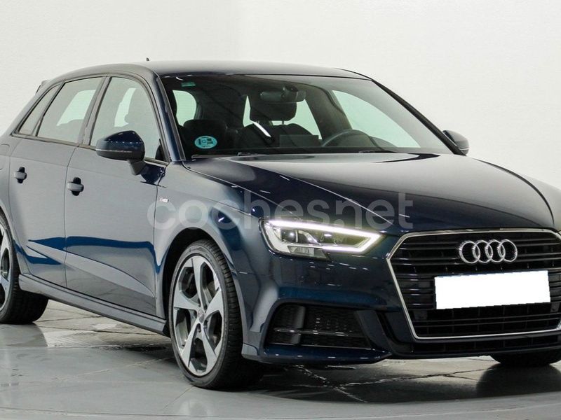Azul Usado 2019 Audi A3 Sportback S-Line Berlina | 16.990 € (Precio justo) - Imagen 1/4