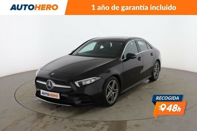 Negro Usado 2019 Mercedes A180 AMG line Berlina | 23.099 € (Precio justo) - Imagen 1/3