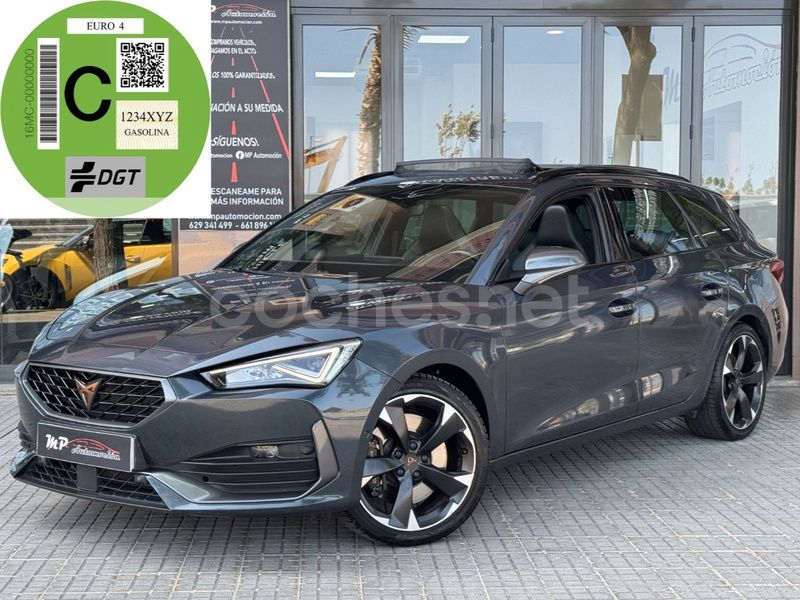 Gris Usado 2022 Cupra Leon VZ Familiar | 27.990 € (Precio justo) - Imagen 1/4