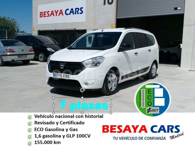 Blanco Usado 2019 Dacia Lodgy Comfort Monovolumen | 10.500 € - Imagen 1/4