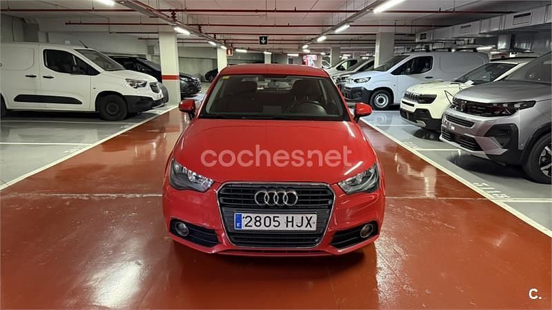 Usado Audi A1 Ambition 86 CV (63 kW) 2012 Rojo Utilitario