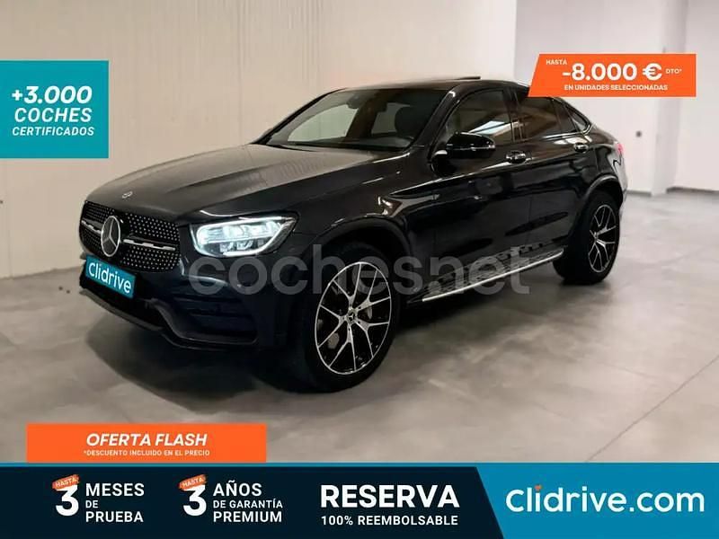 Usado Mercedes GLC300e 306 CV (225 kW) 2021 Negro Coupe