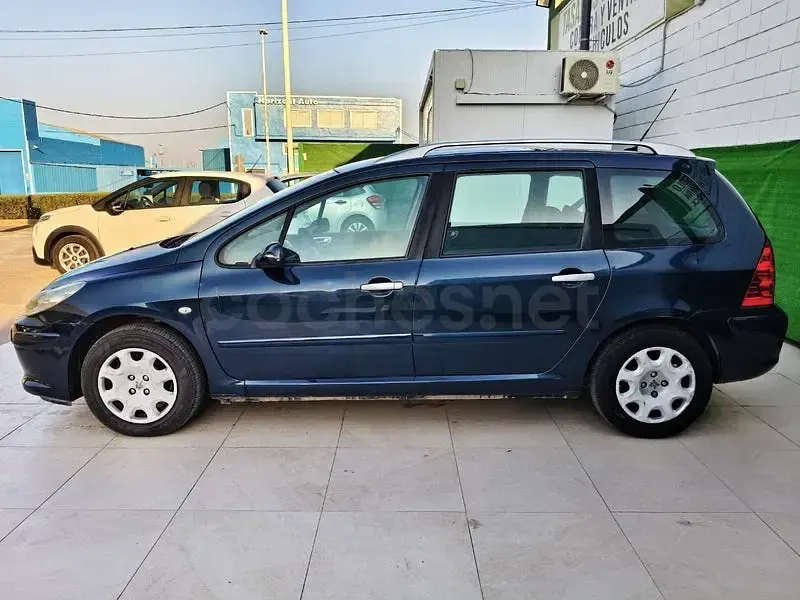 Usado Peugeot 307 110 CV (80 kW) 2005 Azul Familiar