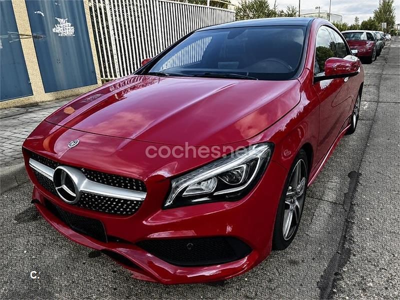 Rojo Usado 2018 Mercedes CLA200 Berlina | 24.600 € (Precio justo) - Imagen 1/4