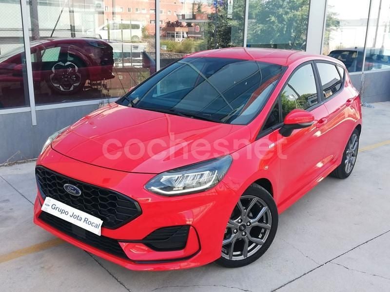 Rojo Usado 2022 Ford Fiesta ST-Line Berlina | 15.990 € (Precio justo) - Imagen 1/4