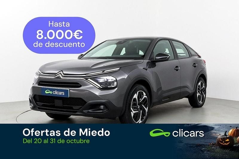 Gris / plata Usado 2023 Citroën C4 PureTech Berlina | 16.490 € (Precio justo) - Imagen 1/4