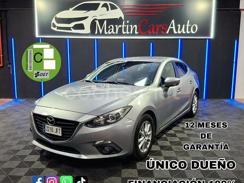Gris / plata Usado 2015 Mazda 3 Style Berlina | 9999 € (Precio justo) - Imagen 1/4