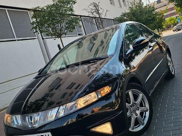 Negro Usado 2007 Honda Civic Sport Berlina | 3950 € - Imagen 1/4