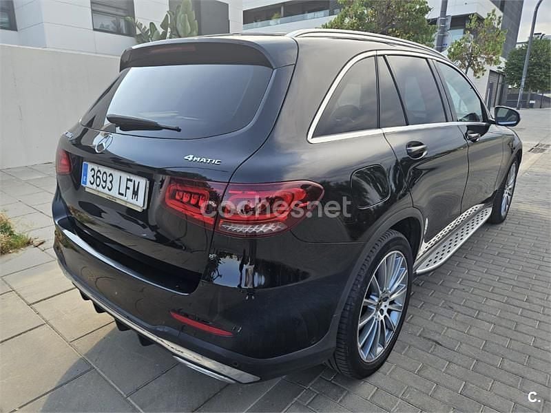 Usado Mercedes GLC300 245 CV (180 kW) 2020 Negro SUV