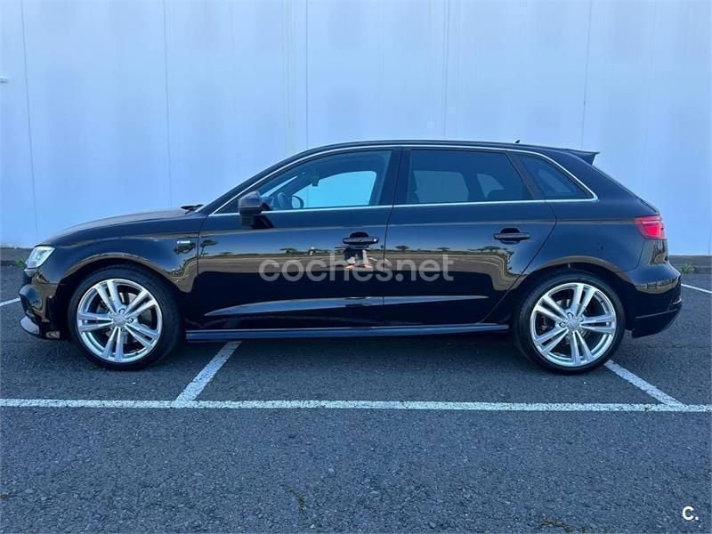 Negro Usado 2020 Audi A3 Sportback S-Line Berlina | 24.000 € (Un poco caro) - Imagen 1/4