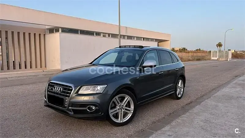 Usado Audi SQ5 313 CV (230 kW) 2015 Gris / plata SUV