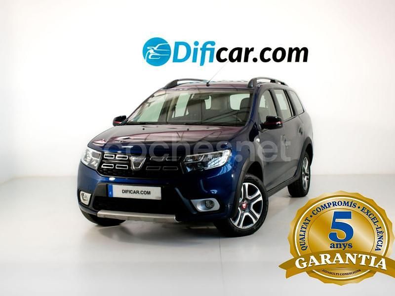 Azul Usado 2020 Dacia Logan MCV Stepway Familiar | 11.490 € (Precio justo) - Imagen 1/4