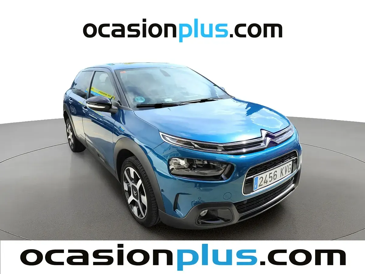 Usado Citroën C4 Cactus Shine 120 CV (88 kW) 2019 Azul Utilitario
