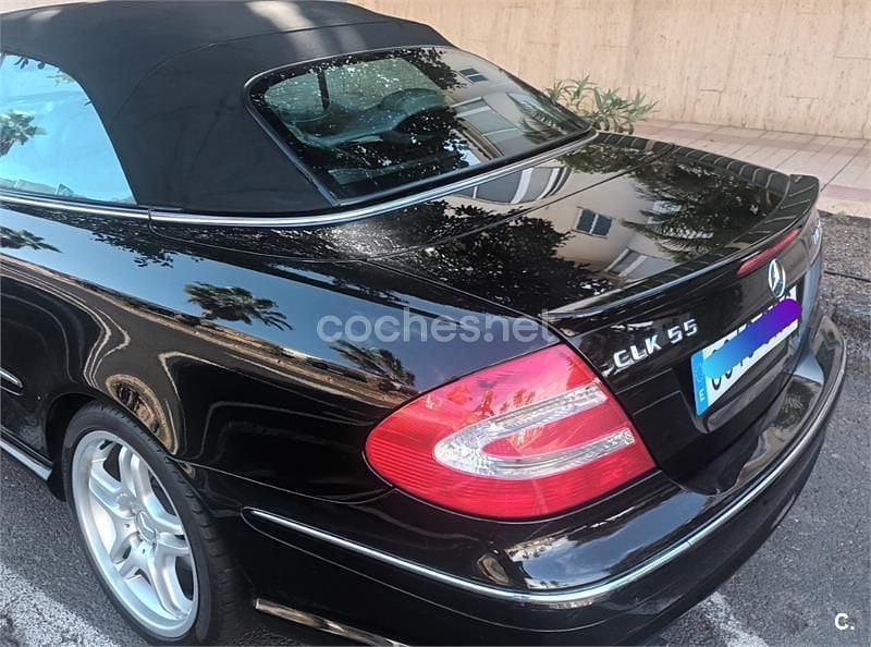 Usado Mercedes CLK55 AMG AMG 367 CV (269 kW) 2004 Negro Descapotable
