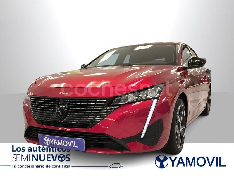 Rojo Usado 2022 Peugeot 308 Allure Berlina | 15.850 € (Precio justo) - Imagen 1/4