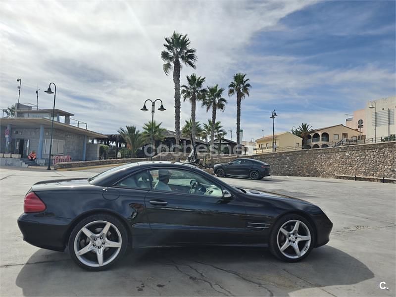 Usado Mercedes SL500 306 CV (225 kW) 2004 Negro Descapotable